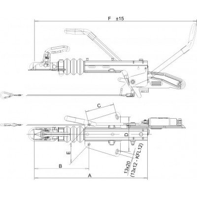 KNOTT KARAVAN RÖMORK FRENLİ KAPLİN V MODEL 1100-2000 KG